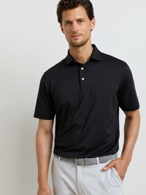 Peter Millar Summer Comfort Polo - Black - XL- NWT